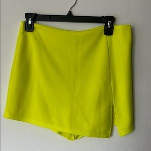 Neon Yellow Shorts
